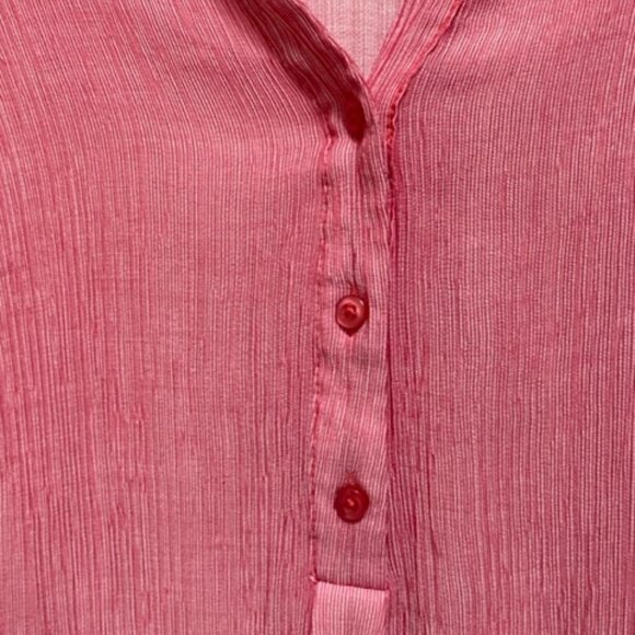 Westbound pink 3/4 length sleeve stretchy top - Picture 4 of 7